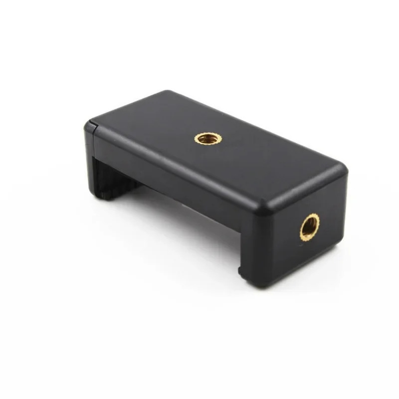 1 dona Ikki teshikli tripodli telefon ushlagichi Ikki teshikli mobil telefon tripodli qisqichi Mobil telefon aksessuarlari Portativ universal kronshteyn