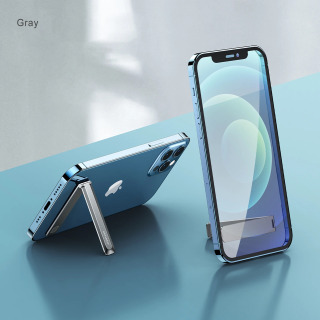 Мини-держатель для iPhone 11 12 13 Pro Max Xiaomi, алюминиевая невидимая портативная складная подставка, аксессуары для настольных телефонов