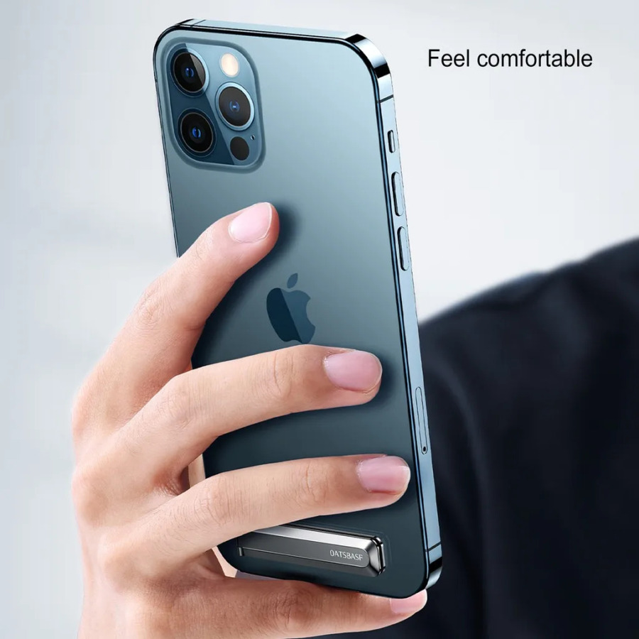 Мини-держатель для iPhone 11 12 13 Pro Max Xiaomi, алюминиевая невидимая портативная складная подставка, аксессуары для настольных телефонов