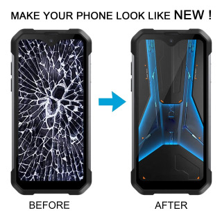 Unihertz 8849 Tank Mini 1 LCD displey uchun Digitizer toʻliq yigʻish mobil telefon ehtiyot qismlari