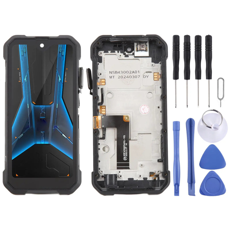 Unihertz 8849 Tank Mini 1 LCD displey uchun Digitizer toʻliq yigʻish mobil telefon ehtiyot qismlari