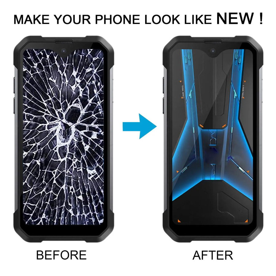 Unihertz 8849 Tank Mini 1 LCD displey uchun Digitizer toʻliq yigʻish mobil telefon ehtiyot qismlari