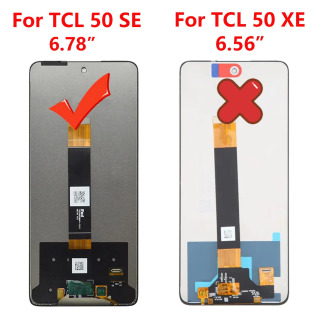 6,78-дюймовый ЖК-дисплей для мобильного телефона для TCL 50 SE, сенсорный ЖК-дисплей с рамкой, сменный преобразователь в сборе, ремонт деталей Pantalla.
