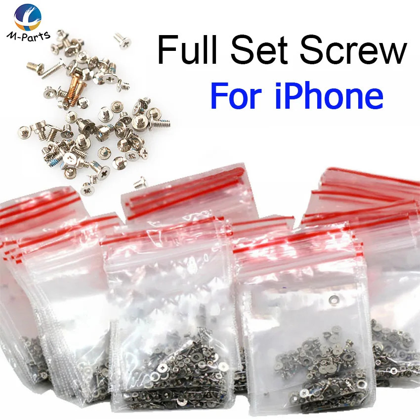 1 комплект всех винтов для iPhone 4 4S 5 5S SE 5C 6 6S 6P Plus 7 7P 8 8P Plus X 5C XS XR XSM Max 11 Запчасти для ремонта телефона в сборе