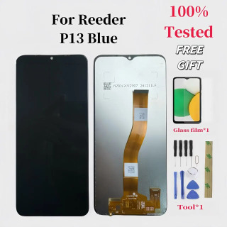 6,52 dyuymli Reeder P13 Blue LCD displey uchun sensorli displeyli raqamlashtiruvchi P13 Moviy mobil telefon LCD displeylari Shisha panel sensori taʻmirlash qismlari черный