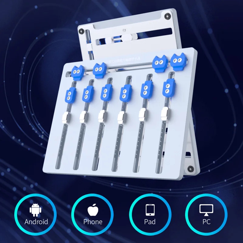 Mijing telefonni taʻmirlash vositasi T22 T23 T24 T26 universal PCB rulman ushlagichi telefonning anakarti uchun PCB lehimli taʻmirlashni taʻmirlash
