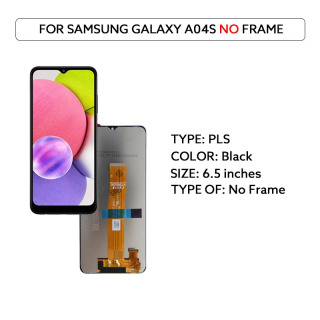 Для Samsung Galaxy A04s ЖК-дисплей, сенсорный экран, дигитайзер в сборе, панель A047F A047M, запасные части для ЖК-экрана телефона черный