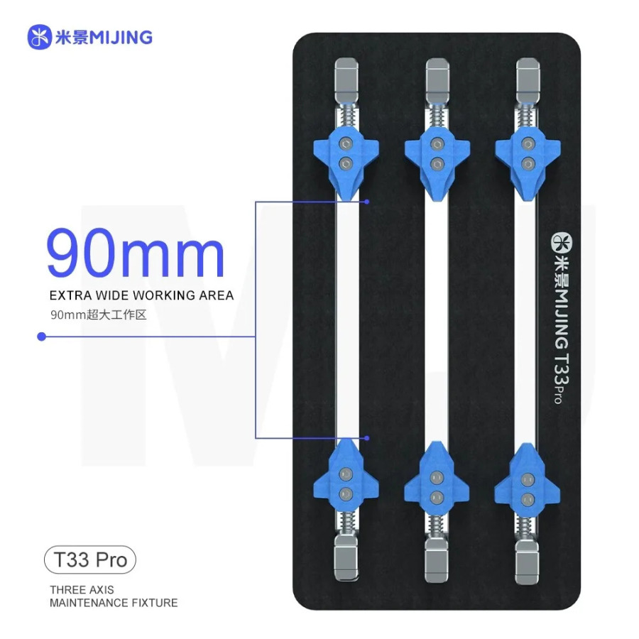 Трехосевое многофункциональное ремонтное приспособление Mijing T33Pro, материнская плата мобильного телефона, приспособление для ремонта микросхем, симметричная пряжка