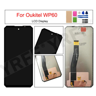 Oukitel WP60 uchun original LCD displey sensorli ekranli raqamlashtiruvchi yigʻilish telefonini almashtirish qismlari