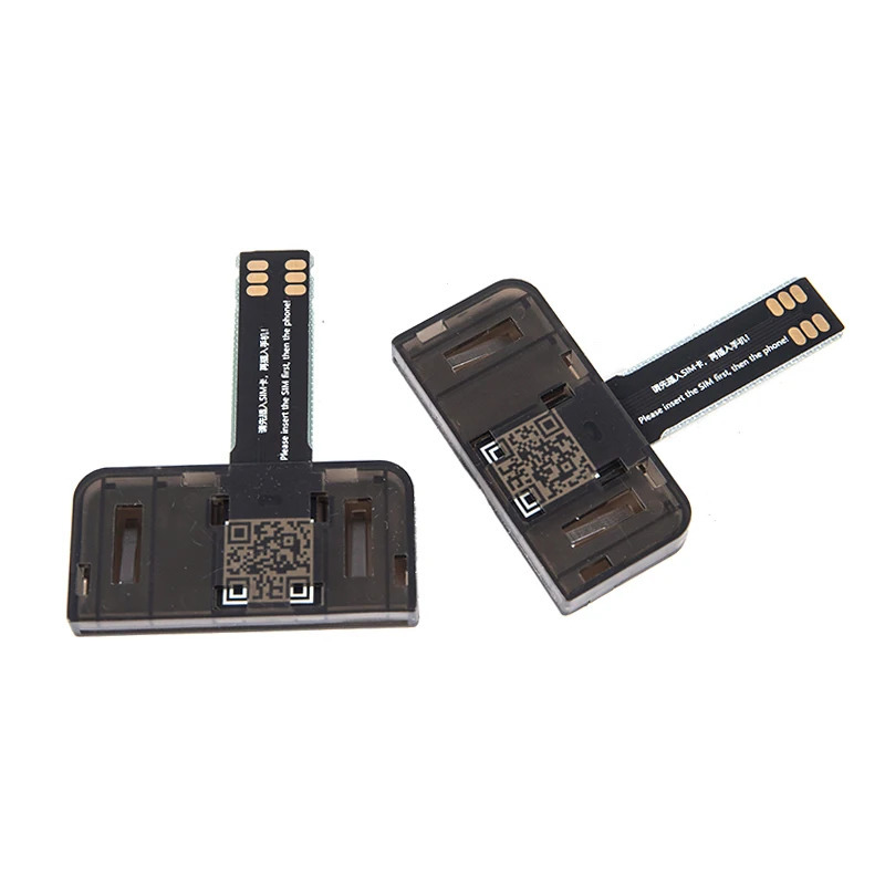 1 шт., адаптер для SIM-карты, устройство для чтения SIM-карт Mini SIM Nano для телефонов Android (Plug And Play), Аксессуары для мобильных телефонов