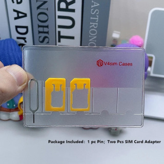 Портативная сумка для хранения карт памяти SIM Micro Pin Nano, коробка, защитный держатель для SIM-карты