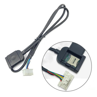 Адаптер слота для Sim-карты для Android GPS Мультимедиа с 20-контактным кабелем-автомобильные аксессуары запасная часть для стерео радио.