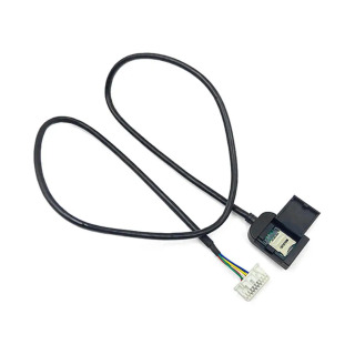 20 pinli kabelli Android GPS multimedia uchun sim karta uyasi adapteri - Stereo radio uchun avtomobil aksessuarlari almashtirish qismi. армейский зеленый