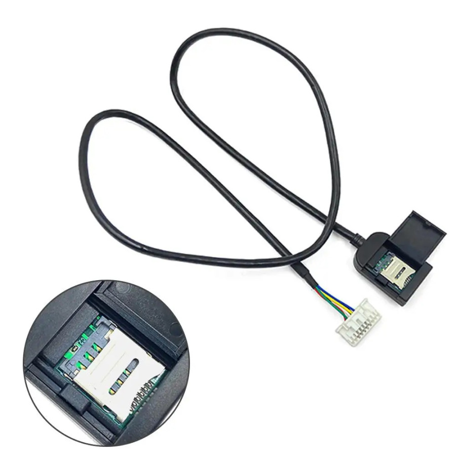 Адаптер слота для Sim-карты для Android GPS Мультимедиа с 20-контактным кабелем-автомобильные аксессуары запасная часть для стерео радио.
