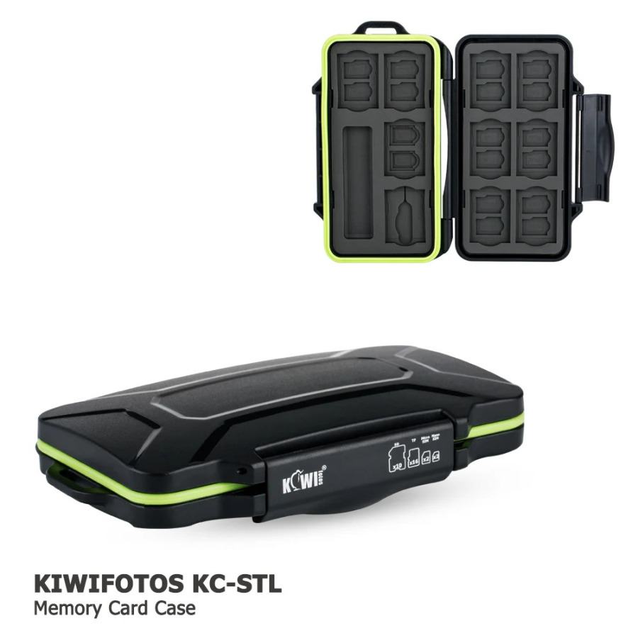 SD, SDHC, SDXC, Micro SD, TF, Micro SIM, Nano SIM xotira kartalari uchun suv oʻtkazmaydigan ushlagich