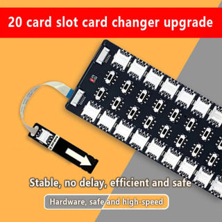 Адаптер SIM-карты с 20-слоточным устройством чтения нескольких SIM-карт Mini Nano SIM с независимым переключателем управления для iPhone 5/6/7/8/X/XS/XR/11