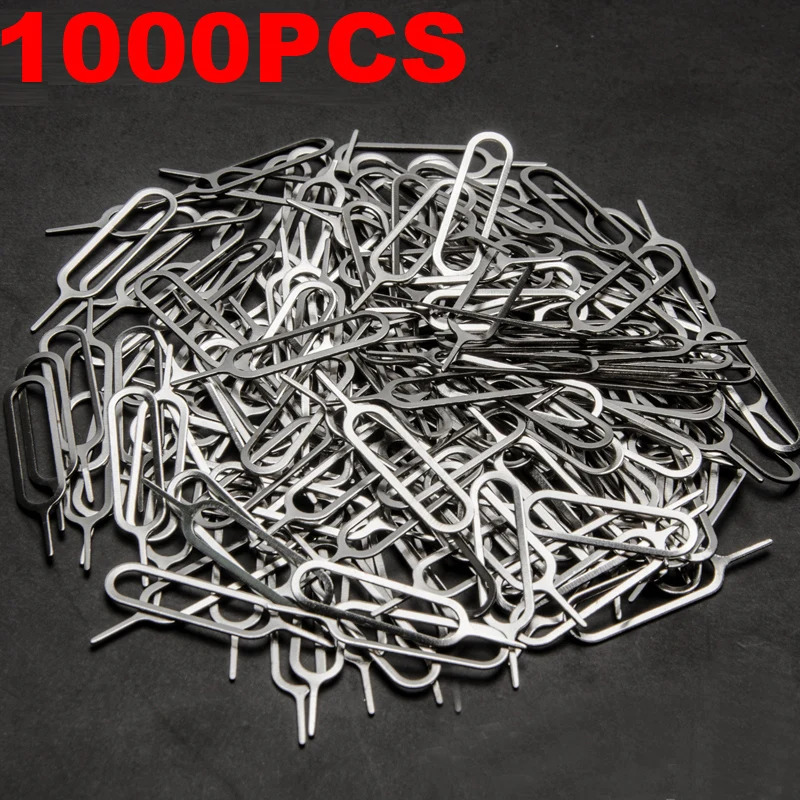 1000 шт. интересный анти-потерянный лоток для SIM-карты открытый штифт игольчатый ключ инструмент для универсального мобильного телефона для iPhone xiaomi POCO