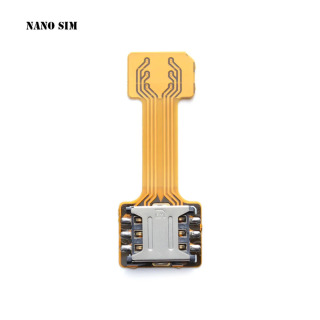 Yangi amaliy universal TF gibrid sim karta uyasi adapteri ikki SIM Micro SD kengaytirgich Nano Cato Android telefon SIM karta kengaytirgichi Красный