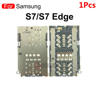 Разъем для чтения SIM-карт для Samsung Galaxy S7 S7edge S8 S8 + S9 Note 10, запасные части для держателя карт Золотой