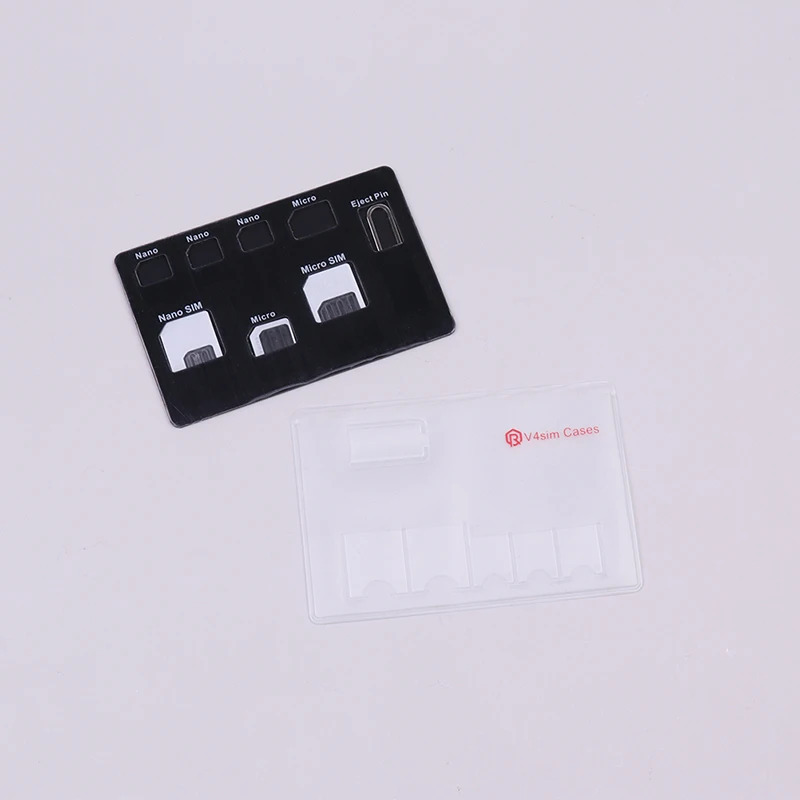 Yupqa SIM-karta ushlagichi va Microsd kartani saqlash qutisi va telefon pinchasi kiritilgan