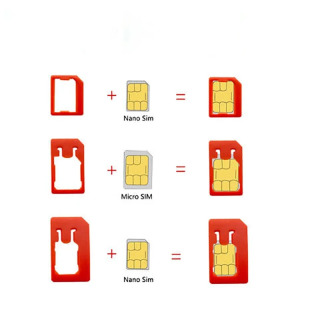 SIM-karta adapterlari to'plami, SIM-kartani chiqarish tepsisi, SIM-karta ushlagichi, Micro SD va nano-karta ushlagichi S uchun kartani saqlash asboblari to'plami