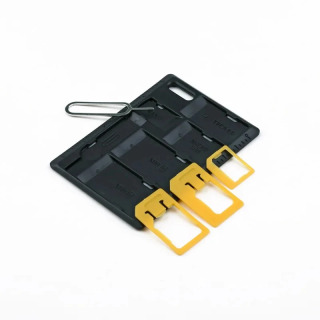 SIM-karta adapterlari to'plami, SIM-kartani chiqarish tepsisi, SIM-karta ushlagichi, Micro SD va nano-karta ushlagichi S uchun kartani saqlash asboblari to'plami