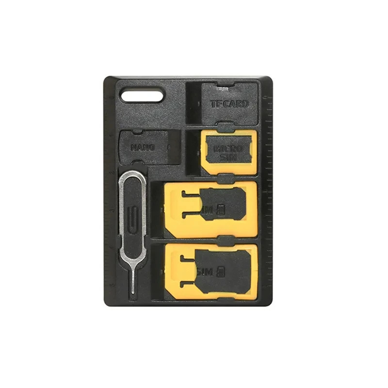 SIM-karta adapterlari to'plami, SIM-kartani chiqarish tepsisi, SIM-karta ushlagichi, Micro SD va nano-karta ushlagichi S uchun kartani saqlash asboblari to'plami