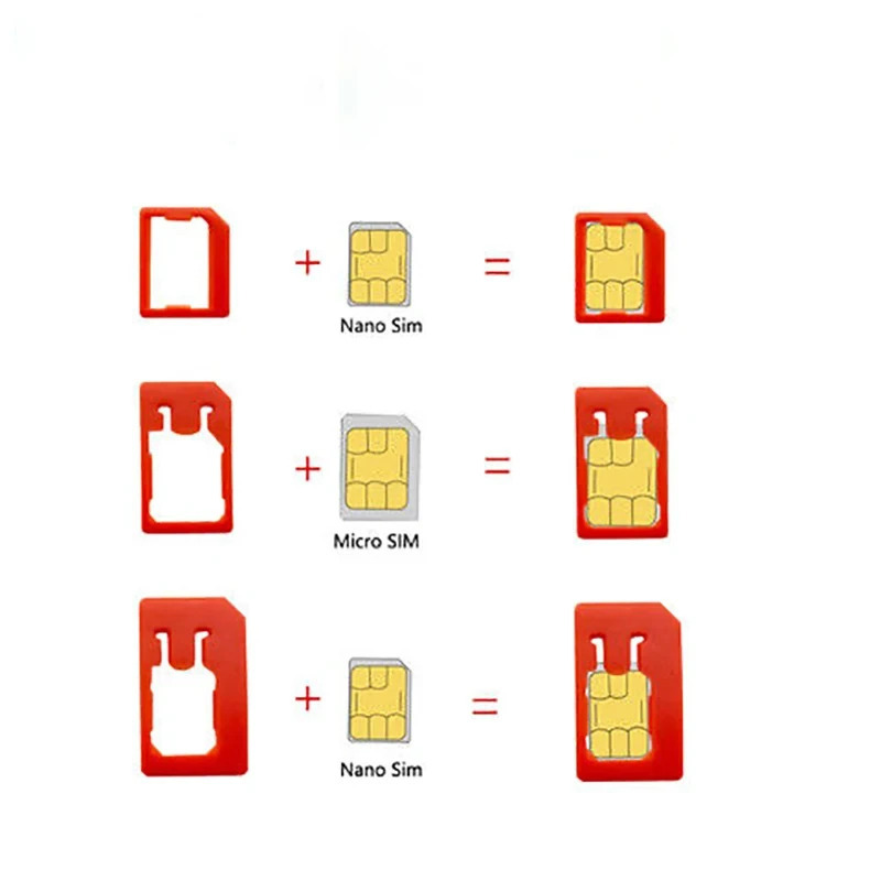 SIM-karta adapterlari to'plami, SIM-kartani chiqarish tepsisi, SIM-karta ushlagichi, Micro SD va nano-karta ushlagichi S uchun kartani saqlash asboblari to'plami